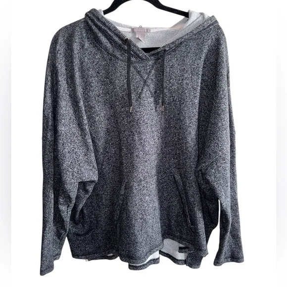 H&M+ Gray Hooded Pullover Sweater 3XL - Picture 1 of 4
